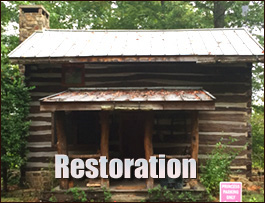 Historic Log Cabin Restoration  Evansport, Ohio
